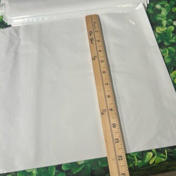 50 -12 x 15.5 Poly Mailers Envelopes Shipping Bags White 2.5 mil 50 pack bulk - Picture 3 of 6